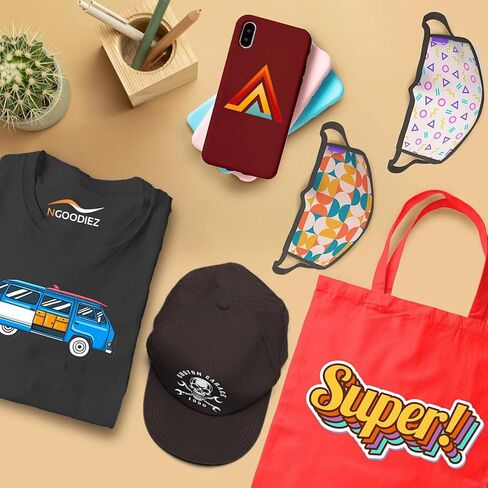 فيلم نقل DTF، 100 ورقة ورق نقل PET، A4 مقاس 8.5 × 11.5 بوصة غير لامع in Kuwait