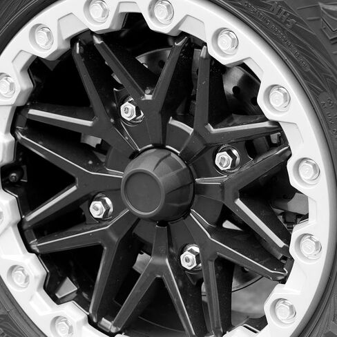 أغطية محور العجلة المركزية لـ Kawasaki Teryx KRX 1000 2020 2021 2022 2023، A & UTV PRO، أغطية أغطية حافة الغبار لمحور العجلة، استبدال OEM # 11065-1341، أسود، 4 قطع in Saudi Arabia