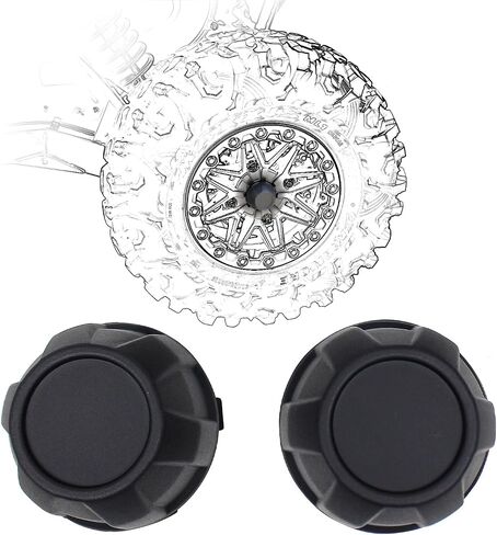 Wheel Center Hub Caps Compatible with 2020-2024 Kawasaki Teryx KRX 1000 Accessories Black Dust Tire Wheel Hub Cap Covers Replacement for 11065-1341 (2pcs) in Saudi Arabia
