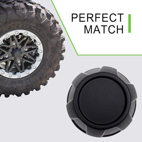 Wheel Center Hub Caps Compatible with 2020-2024 Kawasaki Teryx KRX 1000 Accessories Black Dust Tire Wheel Hub Cap Covers Replacement for 11065-1341 (2pcs) in Saudi Arabia