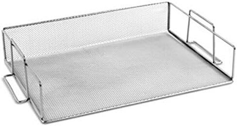 YBM Home Mesh Stackable Letter Tray Desk Organizer for Documents, Papers, Files, and Legal Letters, Black Paper Tray Organizer for Desktop Office, Home, College or Dorm Room - 1 Unit, Black 2251 in Saudi Arabia