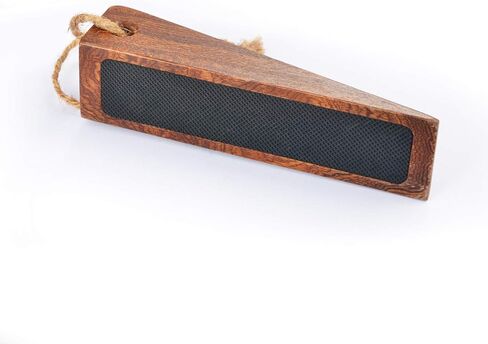 Security Large Soild Wood Door Stopper, Non-Slip Door Stops with Premium Heavy Duty (1 Piece, Beech) in Saudi Arabia
