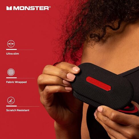 سماعات أذن بلوتوث لاسلكية Monster DNA Fit - سماعات أذن بخاصية إلغاء الضوضاء مع علبة شحن لاسلكية وميكروفون مدمج وسماعات رأس بلوتوث مقاومة للماء وسماعات أذن in Kuwait