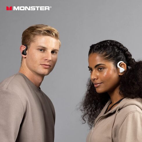 سماعات أذن بلوتوث لاسلكية Monster DNA Fit - سماعات أذن بخاصية إلغاء الضوضاء مع علبة شحن لاسلكية وميكروفون مدمج وسماعات رأس بلوتوث مقاومة للماء وسماعات أذن in Kuwait