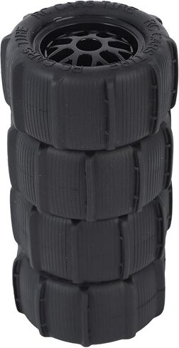 4 Pcs RC Beach Tires, 1:14 1:16 1:18 Universal Desert Snow Tires Rubber Good Grip RC Car Desert Wheels for RC Car Truck in Saudi Arabia