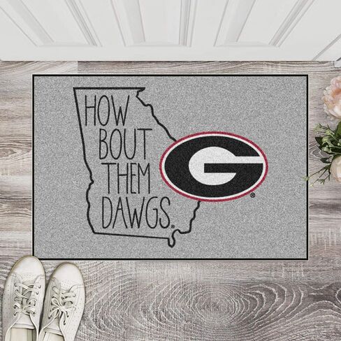 سجادة FANMATS 21107 Georgia Bulldogs ذات النمط الجنوبي للمبتدئين - 19 بوصة. × 30 بوصة. | سجادة ديكور المنزل لمحبي الرياضة وبساط خلفي in Saudi Arabia