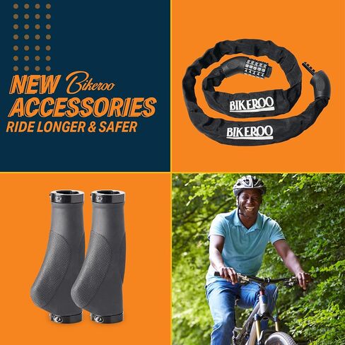 دواسات الدراجة الجبلية Bikeroo - دواسات MTB من ألياف النايلون للدراجات الجبلية والطرق - دواسة دراجة مسطحة للبالغين in Kuwait