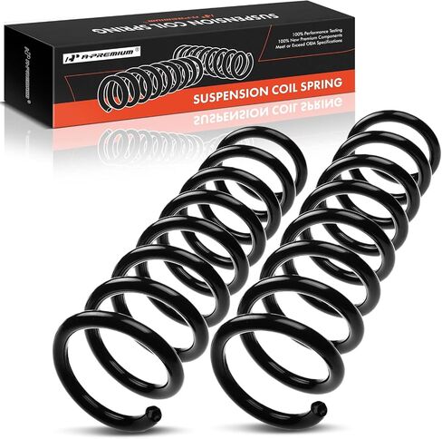 A-Premium 2Pcs Front Suspension Coil Spring Set Compatible with Mercedes-Benz W210 E320 1995-2003, E430 1998-2002, Driver and Passenger Side, Replace# 2103211304 in Saudi Arabia