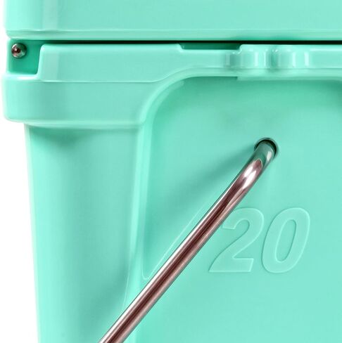 مبرد G 20QT Rotomolded: احتفاظ بالثلج لمدة 5 أيام، درجة تجارية، آمن للطعام، محمي من الأشعة فوق البنفسجية، متوافق مع الثلج الجاف، مع حشية 15 مم، فتاحات زجاجات مع مزالج منخفضة المظهر in Kuwait