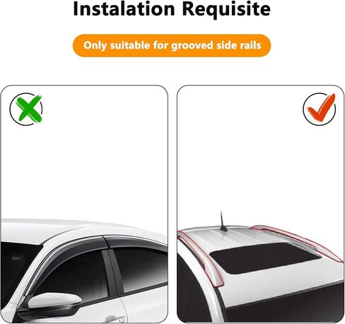 Roof Rack Cross Bars Heavy Duty 220lbs for 2010-2023 Toyota 4Runner,Aluminum Roof Rails Cross Bar Anti-Theft Lock Mechanism Black Matte Anti-Corrosion crossbars in Kuwait