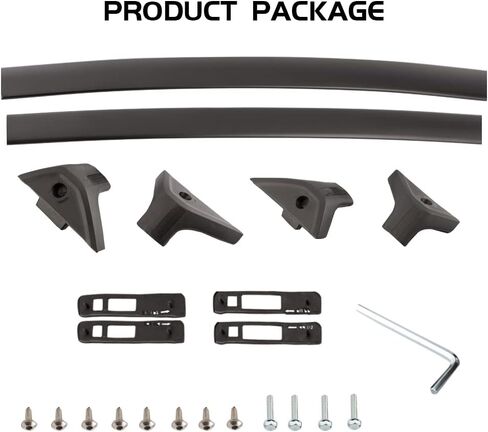 Roof Rack Cross Bars Fit for Toyota RAV4 2019-2023 LE XLE XSE Limited Hybrid, Aluminum Top Rail Cargo Accesorries Rooftop Luggage Carrier Set in Saudi Arabia