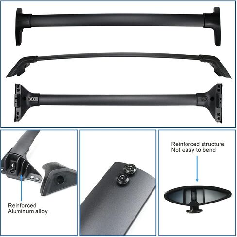 Roof Rack Cross Bars Fit for Toyota RAV4 2019-2023 LE XLE XSE Limited Hybrid, Aluminum Top Rail Cargo Accesorries Rooftop Luggage Carrier Set in Saudi Arabia