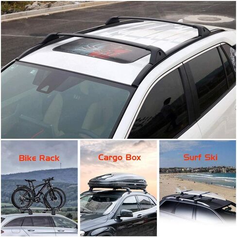 Roof Rack Cross Bars Fit for Toyota RAV4 2019-2023 LE XLE XSE Limited Hybrid, Aluminum Top Rail Cargo Accesorries Rooftop Luggage Carrier Set in Saudi Arabia