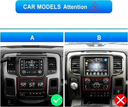 2+64G Android 13 ستيريو سيارة لسيارة Dodge Ram 2013-2019 1500 2500 3500 مع Apple Carplay Android Auto Mirror Link 9 بوصة تعمل باللمس FM RDS HiFi Bluetooth WiFi GPS+Camera & MIC in Kuwait