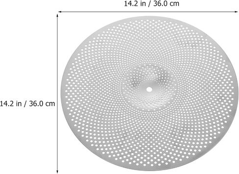 Generic Perculator 14Inch Mute Cymbal, Silent Cymbal, Low Volume Cymbal Set Percussion Instrument Part Drums Set in Saudi Arabia