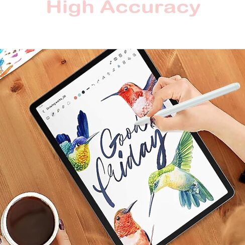 Galaxy Tab S9 FE S Pen for Samsung Galaxy Tab S9 FE S9 FE Plus Stylus Pen Replacement + 5 Tips for Samsung Galaxy Tab S9 FE Stylus S Pen (Grey) in Saudi Arabia