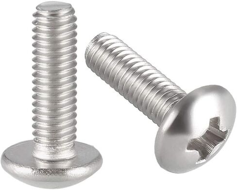 uxcell Machine Screws, M3x4mm Phillips Screw, 304 Stainless Steel, Fasteners Bolts 30Pcs in Saudi Arabia