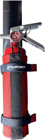 Bartact - 2.5 lb Roll Bar Fire Extinguisher Mount for Vehicle Holder, Adjustable Fire Extinguisher Holder Mount, US Made Universal Vehicle Fire Extinguisher Holder Fits All Roll Bars (Black) in Saudi Arabia