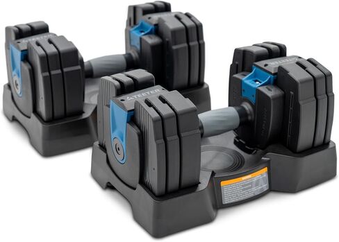 مجموعة وزن الدمبل القابلة للتعديل من Teeter ProFlex 432، 8 في 1 أوزان مجانية من 4 إلى 32 رطل، مقابض سريعة الإعداد، توفير مساحة صالة الألعاب الرياضية المنزلية (جديد في 2024) in Kuwait