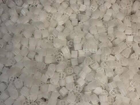 مفاعل الأغشية الحيوية K1 Bio Filter Media (MBBR) للزراعة المائية وتربية الأحياء المائية والزراعة المائية - البرك - أحواض السمك من مزرعة كوي بالجملة، (2 جالون) in Saudi Arabia