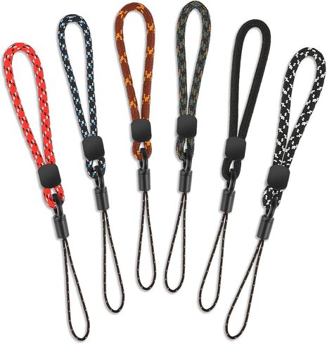 6 Pcs Wrist Strap Lanyard Small Lanyard Finger Strap Reflective Hand Srap Lanyards Finger Lanyard Wrist Lanyard in Saudi Arabia