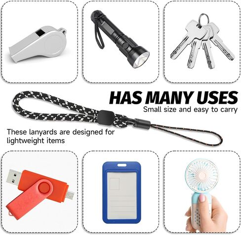 6 Pcs Wrist Strap Lanyard Small Lanyard Finger Strap Reflective Hand Srap Lanyards Finger Lanyard Wrist Lanyard in Saudi Arabia
