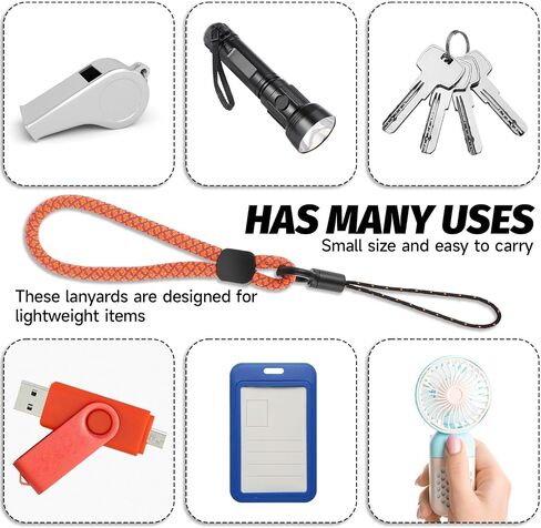 6 Pcs Wrist Strap Lanyard Small Lanyard Finger Strap Reflective Hand Srap Lanyards Finger Lanyard Wrist Lanyard in Saudi Arabia