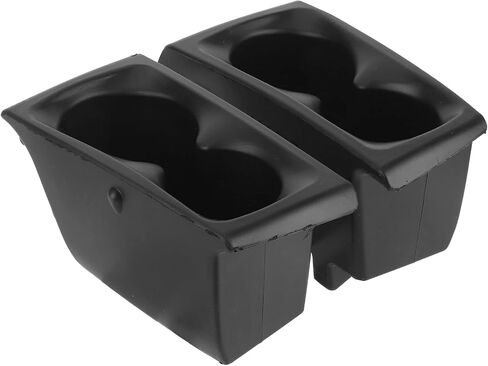 Cup Holders Insert Door CupHolder Ram 1500 Accessories for Right and Left Pocket Compatible with 2019-2024 Ram 1500 DT Replace OE# 5YK46TX7AC 5YK47TX7AC - Dodge Ram Cup Holder Insert Set in Saudi Arabia