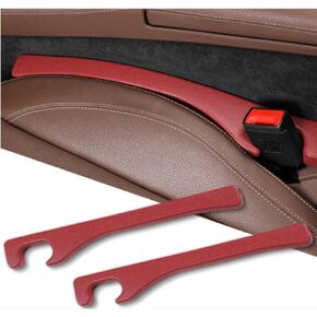 Super Flexible Car Seat Gap Filler – Durable Car Organizer Between Seats for Tightly Filling Seat Gaps – Universal Car Side Seat Gap Filler Car Accessories for Women & Men (black.)