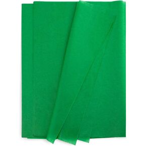 MR FIVE 50 Sheets 20" x 30" Emerald Green Tissue Paper Bulk,Dark Green Tissue Paper for Gift Bags,Green Gift Tissue Paper for Easter St. Patrick's Day Christmas Holiday