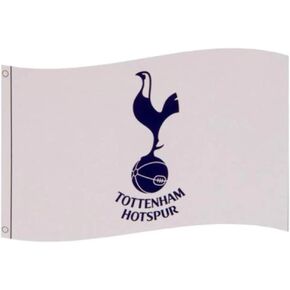 Tottenham Hotspur F.C. Flag CC, White, 5x3