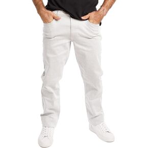 Kenneth Cole Mens Jeans Athletic Fit - Roomier Fit in Waist, Hip, and Thighs - Flexible Stretch Denim - Straight Leg Jeans