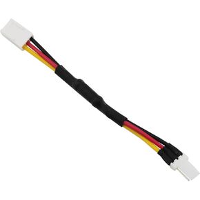 3-Pin Fan Deceleration Line DGZZI Male-to-Female CPU Fan PWM Cable,Temperature Control Descending Speed line for Computer PC Case Fan RPM Connector Resistor Cable Fan Mute line