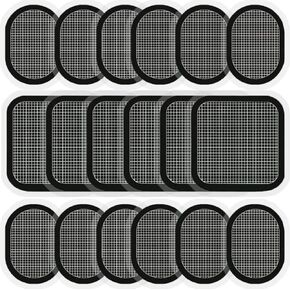 Replacement Gel Pads for All Abdominal Belts, 6 Sets (18 Gel Pads) Black
