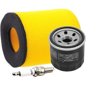 Air Filter 13780-03G00 13780-07G00 & Oil filter & Spark plug For Suzuki LTA400 Eiger 400 2x4 /4x4 Auto 2003-2007/KingQuad 400 ASi 2013-2018/LTA400F KingQuad 4x4 2009/LTF500F Vinson 4x4 2004-2007