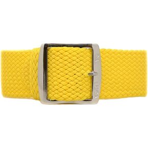Braided Nylon Perlon Watch Strap (Polished Buckle) 18mm 20mm 22mm 24mm