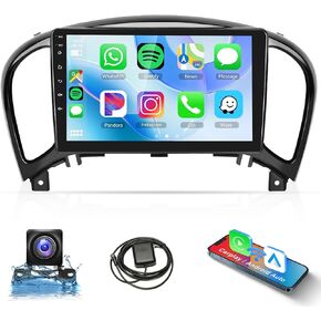 2G+64G لسيارة Nissan Juke 2011-2016 Android Car Stereo Radio Carplay، Rimoody 9 بوصة تعمل باللمس نظام تحديد المواقع العالمي للملاحة Miorror Link Bluetooth FM HiFi WiFi Android Auto AHD كاميرا احتياطية