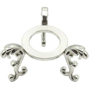 حامل كرة كريستال فضي مقاس 2.5 بوصة، حامل معدني كريستالي لديكور المنزل على شكل كرة ماسية كريستالية in Kuwait