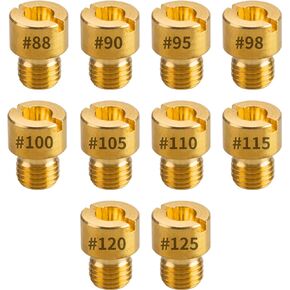Carburetor Main jet kit Replace fit for VM22 Predator 212cc GX160 Honda GX200 CT200U 196cc KT196 Clones Go Kart Mini Bike Race Kart Dirt Bike Pit Bike ATVs Pack-15 From 88# To 125#