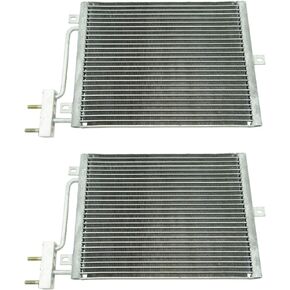 TRQ Air Conditioning A/C AC Condenser Pair LH & RH Sides Compatible with Porsche Boxster 911