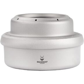 Titanium Ultralight Alcohol/Multifuel Stove - For Camping, Backpacking, & Hiking With Drawstring Case(Alcohol Stove)