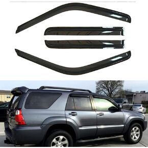 Original 4pcs Window Shade, Outside Mount Tape-On Rain Guards Set, Good Looking Side Window Visors Compatible with 2014-2019 Toyota Corolla 94989