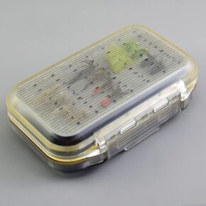 | Waterproof fly box | Send 14 flies | (colourless)