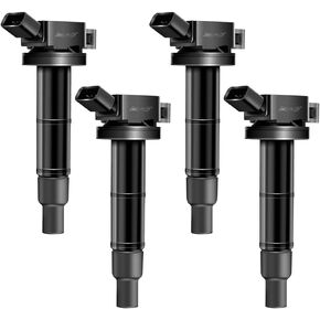 MAS Ignition Coils Pack compatible with Toyota Camry RAV4 Solara Matrix Highlander Lexus Pontiac Scion 2.4L L4 UF333 C1330 5C1299 Pack of 4