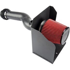 Torchbeam Cold Air Intake Filters System Kits Fit for Tacoma 2016-2020, Aluminum Filter System Replacement Red