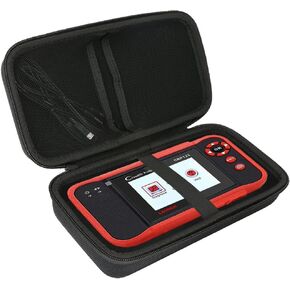 Khanka Hard Travel Case Replacement for Launch CRP129 CRP123 OBD2 ENG/at/ABS/SRS EPB SAS Oil Black
