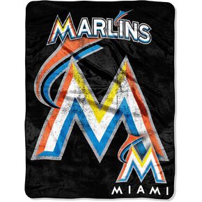 Officially Licensed MLB Triple Play Mirco Raschel Throw Blanket, Soft & Cozy, Washable, 46" x 60"