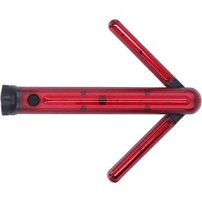 LED Road Safety with Turn Arrow, Red Arrow LED Warning Light with Detachable Magnetic Base, Signal Flares Emergency Road Baton Roadside Emergency Car Kit for Road Warning