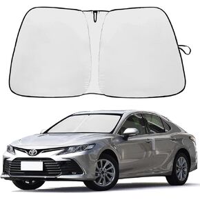 Front Windshield Sunshade Fit for Toyota RAV4 2019 2020 2021 2022 2023 2024, 240T Foldable Window Shade Sun Visor Protector Blocks UV Rays Keep Vehicle Cooler