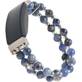 متوافق مع Fitbit Inspire HR/Inspire 2 & Inspire Bands للنساء والبنات سوار من اللؤلؤ المصنوع يدويًا والمطرز على الموضة لـ Inspire Hr/Inspire 2 in Kuwait